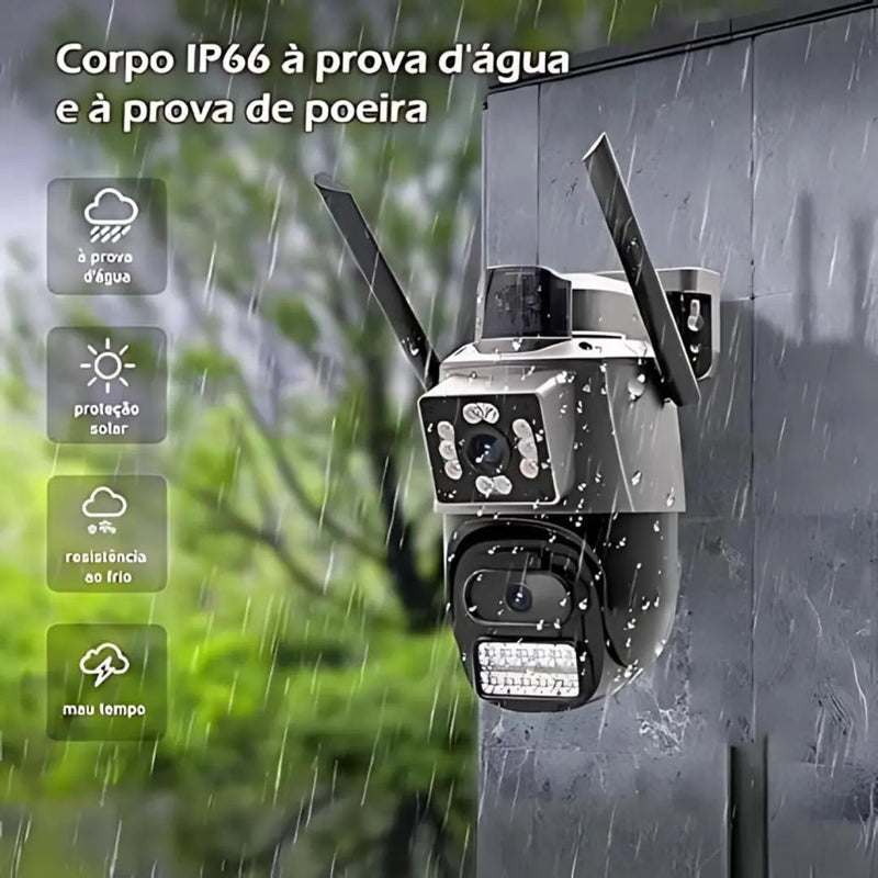 Câmera de Segurança IP 3MP HD – Proteção Inteligente para sua Casa ou Negócio