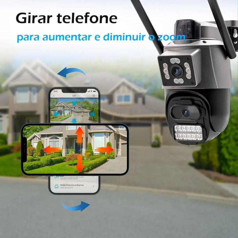 Câmera de Segurança IP 3MP HD – Proteção Inteligente para sua Casa ou Negócio