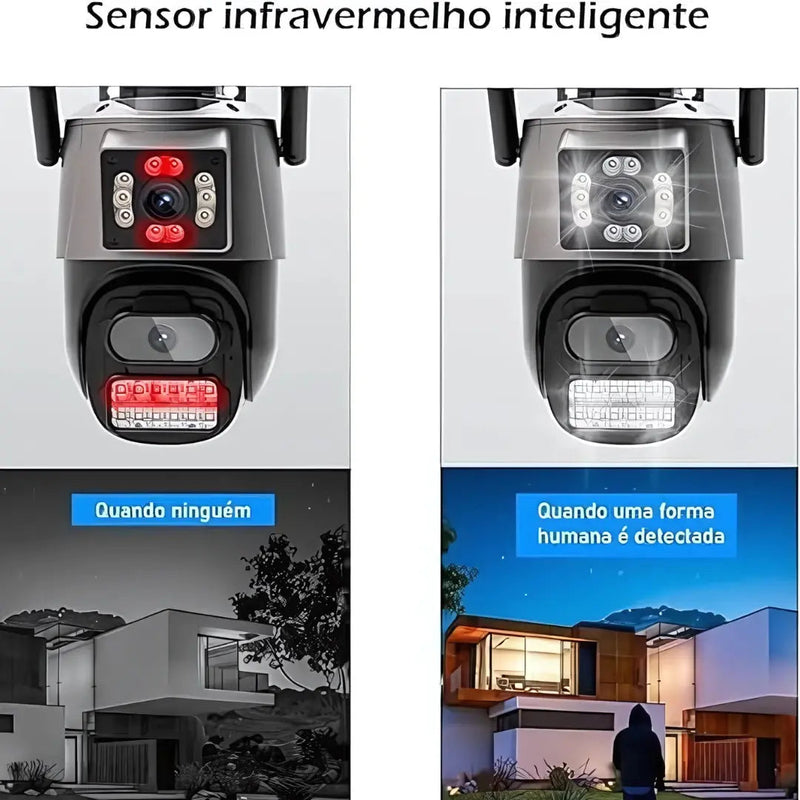 Câmera de Segurança IP 3MP HD – Proteção Inteligente para sua Casa ou Negócio